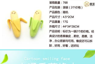 韓國文具風(fēng)靡小學(xué)生市場(chǎng) 香蕉橡皮擦引領(lǐng)可愛學(xué)習(xí)用品潮流